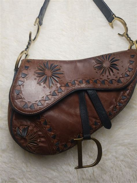 dior womens saddle bag|Dior saddle bag vintage brown.